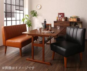 【新商品】ファミリー向け 棚付き ソファダイニングセット Galdy ガルディ 4点セット(テーブル+2Pソファ1脚+1Pソファ2脚) W150 送料無料