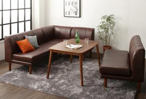 【新商品】年中快適 こたつもソファも高さ調節 リビングダイニングセット Rozel ロゼル 5点セット(テーブル+2Pソファ2脚+1Pソファ1脚+コーナーソファ1脚) W105 送料無料