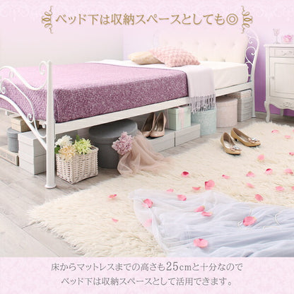 【新商品】オトナ女子にもぴったりなクラシカルプリンセスベッドシリーズ Couronne クロンヌ サイドテーブル W40 送料無料