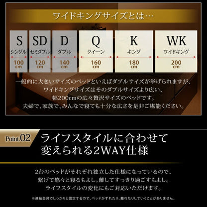 組立設置付 棚・照明・コンセント付国産大型跳ね上げ収納ベッド Caudillne コーディルネ 薄型プレミアムボンネルコイルマットレス付き 縦開き クイーン(SS×2) 送料無料