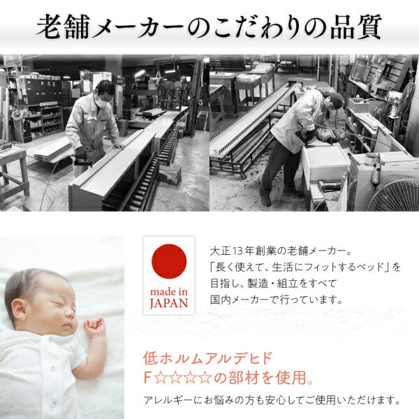 組立設置付 国産大型サイズ跳ね上げ収納ベッド Cervin セルヴァン 薄型スタンダードボンネルコイルマットレス付き 縦開き クイーン(SS×2) 送料無料