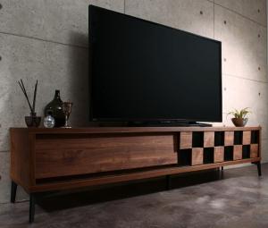 【新商品】国産完成品　ウォルナット調　引き戸リビング収納シリーズ Ibura イブラ テレビボード 送料無料