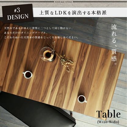 【新商品】大人数でもゆったりくつろげる 大型L字リビングダイニングセット LINER ライナー 5点セット(テーブル+2Pソファ3脚+アームソファ1脚) 右アーム W120-180 送料無料
