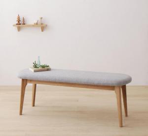 【新商品】回転イス付き　北欧スライド伸縮ダイニングテーブルセット Joseph ヨセフ ベンチ 1P 送料無料