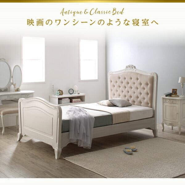 【新商品】オトナ女子にもぴったりな憧れのフレンチエレガントベッドシリーズ Rosy Lilly ロージーリリー サイドテーブル W50 送料無料