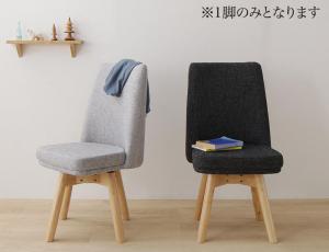 【新商品】組立設置付き 回転イス付き　北欧デザイン2本脚ダイニングテーブルセット woda ヴォダ ダイニングチェア 1脚 送料無料