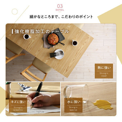 【新商品】収納　コンパクト　伸縮式　北欧デザイン　ダイニング Lilja リルヤ 3点セット(テーブル+チェア2脚) ワゴンなし W75-120 送料無料