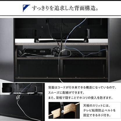 【新商品】鏡面仕上げ　大型テレビ対応ハイタイプコーナーテレビボード Prelumo プレルモ 送料無料