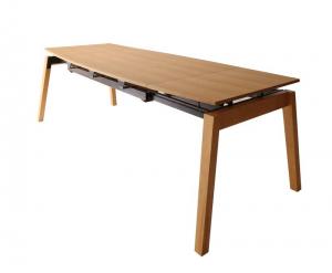 【新商品】オーク材・ウォールナット材　北欧伸縮式ダイニング Jole ジョール ダイニングテーブル W140-240 送料無料