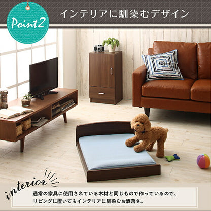 ミニチュアサイズが可愛い木製ペットベッド Catnel キャトネル 専用別売品 マットレス 送料無料