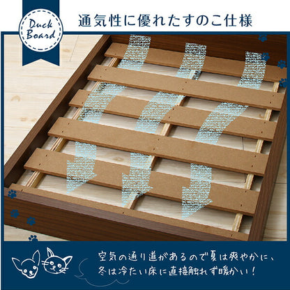 ミニチュアサイズが可愛い木製ペットベッド Catnel キャトネル 専用別売品 マットレス 送料無料