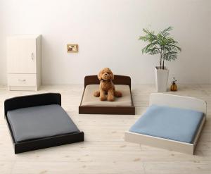 ミニチュアサイズが可愛い木製ペットベッド Catnel キャトネル マットレス付き 送料無料