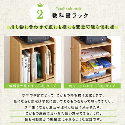 【新商品】リビングワゴンにもなるランドセルラック 送料無料