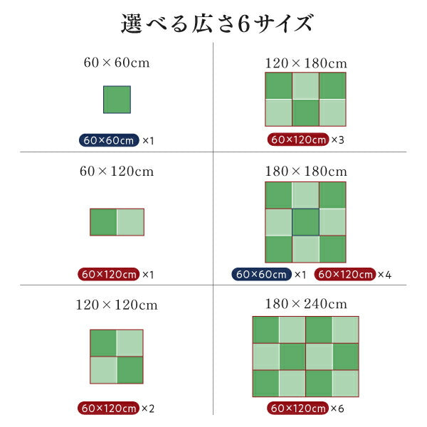 国産　収納付きデザイン美草畳リビングステージ 風凛 フーリン 畳ボックス収納 120×180cm ロータイプ 送料無料
