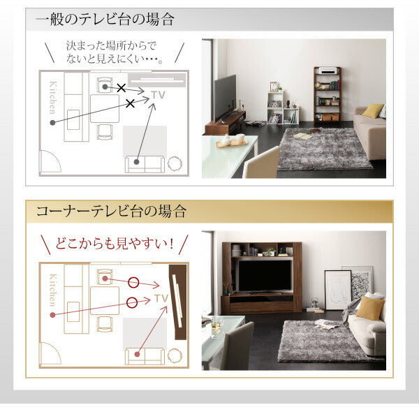 【新商品】ハイタイプコーナーテレビボード Marcial マーシャル 送料無料
