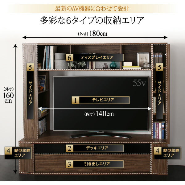 【新商品】ハイタイプコーナーテレビボード Marcial マーシャル 送料無料