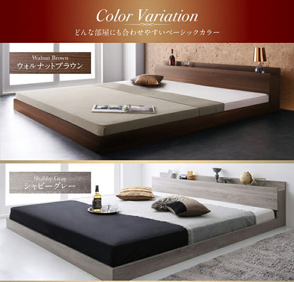 【新商品】ベッド クイーン キング／ヴェーヒル2 プレミアムポケットコイルマットレス付き キング(K×1) 送料無料