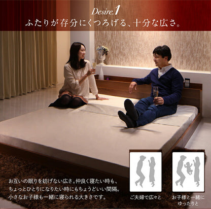 【新商品】組立設置付き ベッド クイーン キング／ヴェーヒル2 プレミアムポケットコイルマットレス付き クイーン(Q×1) 送料無料