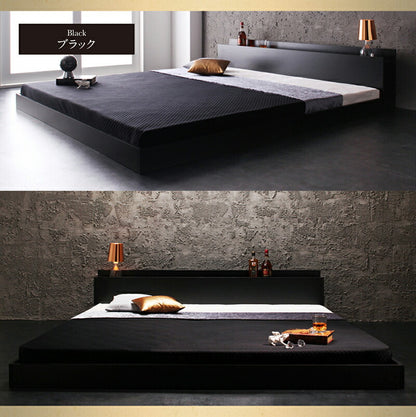 【新商品】ベッド クイーン キング／ヴェーヒル2 スタンダードポケットコイルマットレス付き キング(K×1) 送料無料