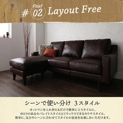【新商品】ソファ　l字　ヴィンテージ／1811_25 Regard-J_コーナーカウチソファ ラージサイズ 送料無料