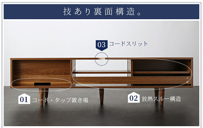 【新商品】デザイン 引き戸 テレビボード／Nosta TV 幅120 送料無料