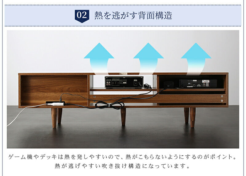 【新商品】デザイン 引き戸 テレビボード／Nosta TV 幅120 送料無料