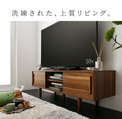 【新商品】デザイン 引き戸 テレビボード／Nosta TV 幅120 送料無料