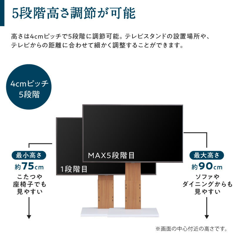 【新商品】壁掛け風テレビ台 Stand-TV スタンドTV ロータイプ 送料無料