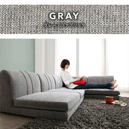 【新商品】ローソファー コーナー フロアソファー／1902_14 SP floor corner sofa 1P×3+コーナー 送料無料
