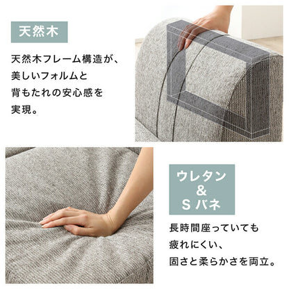 【新商品】ローソファー コーナー フロアソファー／1902_14 SP floor corner sofa 1P×3+コーナー 送料無料