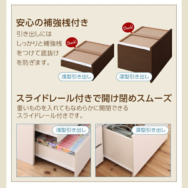 組立設置付 タイプが選べる大容量収納ベッド Select-IN セレクトイン ベッドフレームのみ チェスト収納 シングル 送料無料