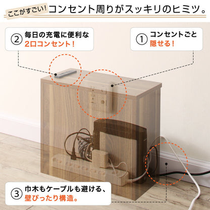 【新商品】ケーブル・コンセントタップ・ルーター収納_PLUGGタイプ 送料無料