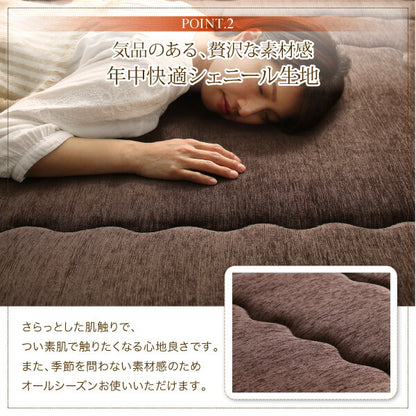 【新商品】厚み40mmのふっくら厚敷きクッションラグ Vermeer フェルメル 130×190cm 送料無料