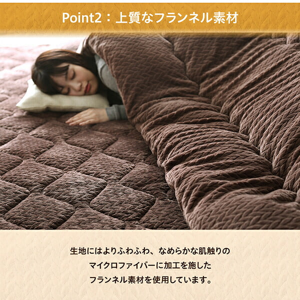 【新商品】ニット風デザインこたつ布団 Allanchinoh アランチーノ こたつ用掛け布団 5尺長方形(90×150cm)天板対応 送料無料