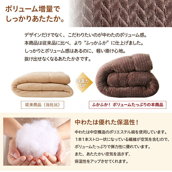 【新商品】ニット風デザインこたつ布団 Allanchinoh アランチーノ こたつ用掛け布団 5尺長方形(90×150cm)天板対応 送料無料