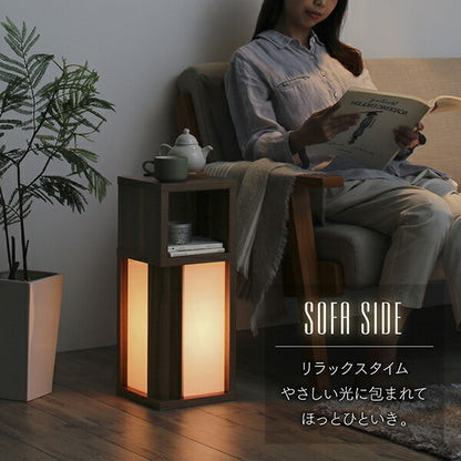 【新商品】間接照明 サイドテーブル スリム／1907_18 アンテナイト W20 送料無料