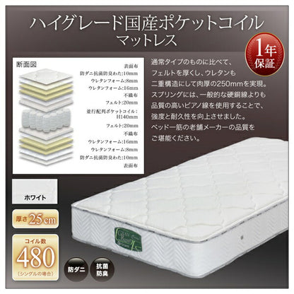クッションボード連結ローベッド Delanna デランナ ベッドフレームのみ フラットタイプ+棚付クッション クイーン(SS×2) 送料無料