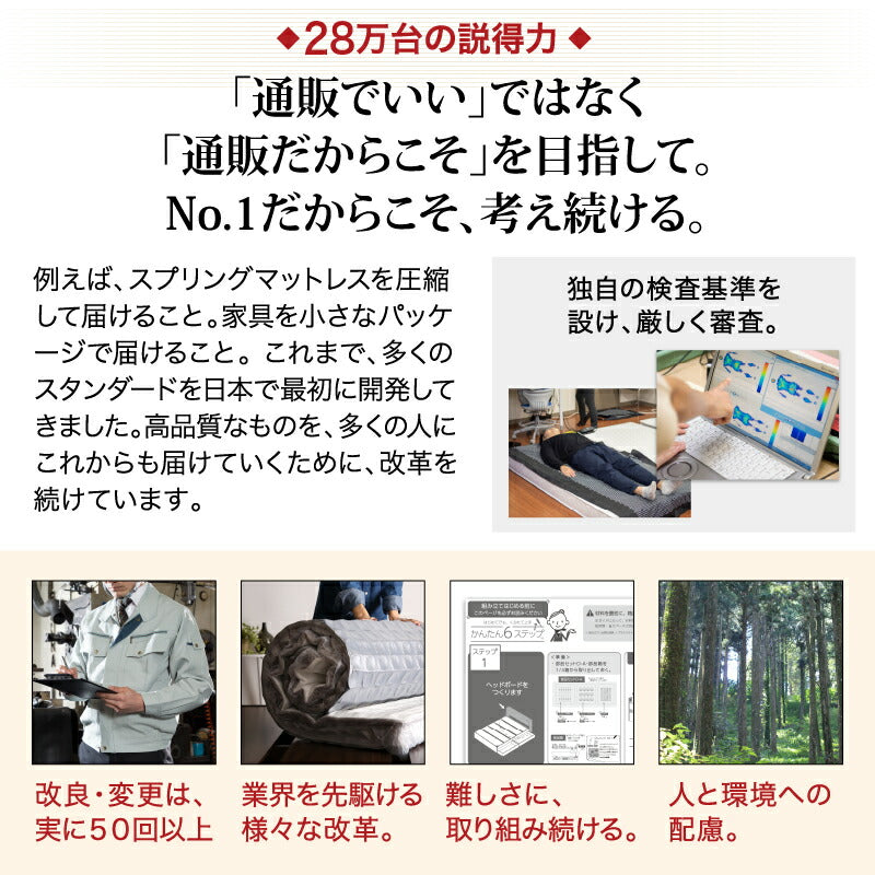 お客様組立 ベッド 棚コンセント 収納付き  Ever X エヴァー エックス ベッドフレームのみ セミダブル 送料無料