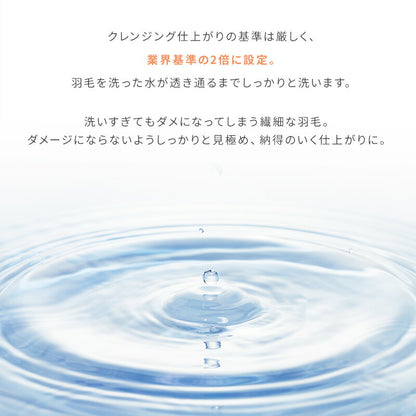 軽量側地羽毛布団　SD 送料無料