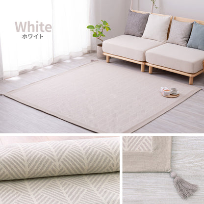 洗えるインド綿ラグ　クラック　すべり止め付き 130x185cm 送料無料