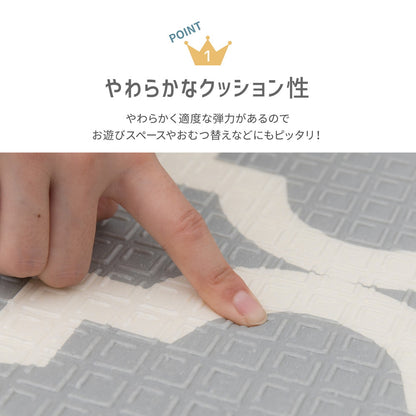 折りたためて水拭きできるプレイマット　エクスロード 178×196cm 送料無料