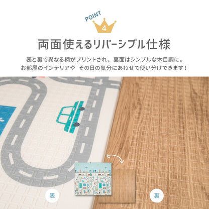 折りたためて水拭きできるプレイマット　エクスロード 118×176cm 送料無料