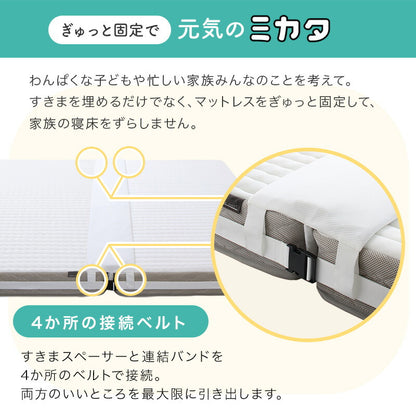 すきまスペーサー&amp;連結バンド 送料無料