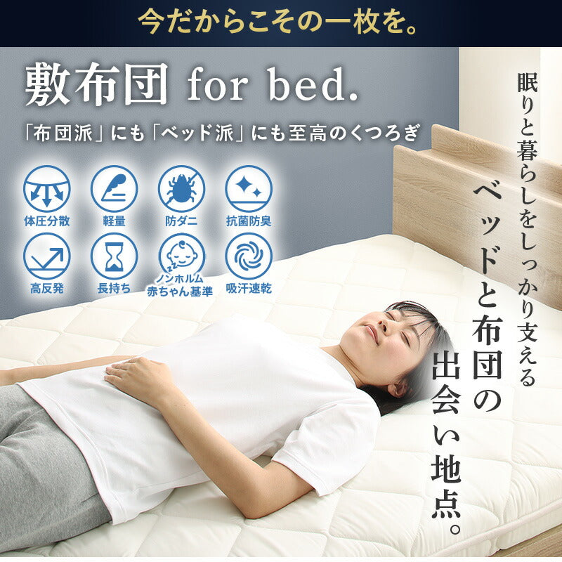 お客様組立/無垢すのこデザインベッド ベッドフレームのみ セミダブル 送料無料
