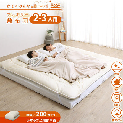ファミリー敷布団　上層　WK200　厚さ3cm 送料無料