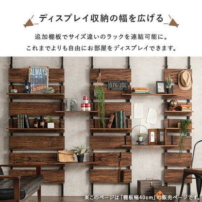 ウォールラック棚板 2枚組 40×17.5×15cm 送料無料