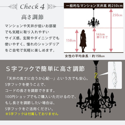 ガラスシャンデリア-NL- 45×45×45cm 送料無料