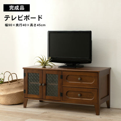 TV台 -MTV-レトロ 両扉 90×40×45cm 送料無料