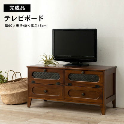 TV台 -MTV-レトロ 引出し 90×40×45cm 送料無料