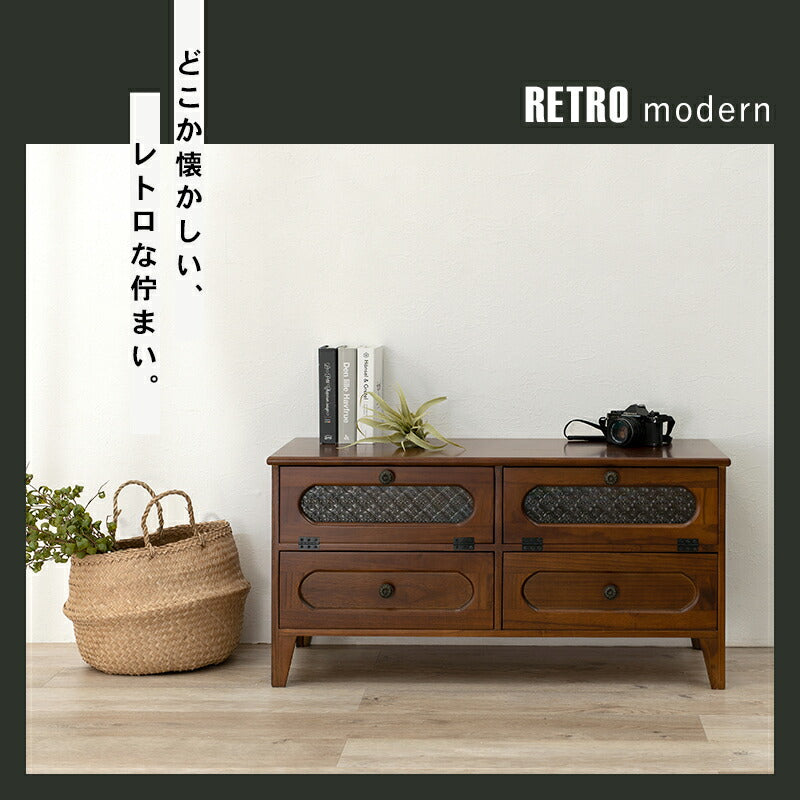 TV台 -MTV-レトロ 引出し 90×40×45cm 送料無料